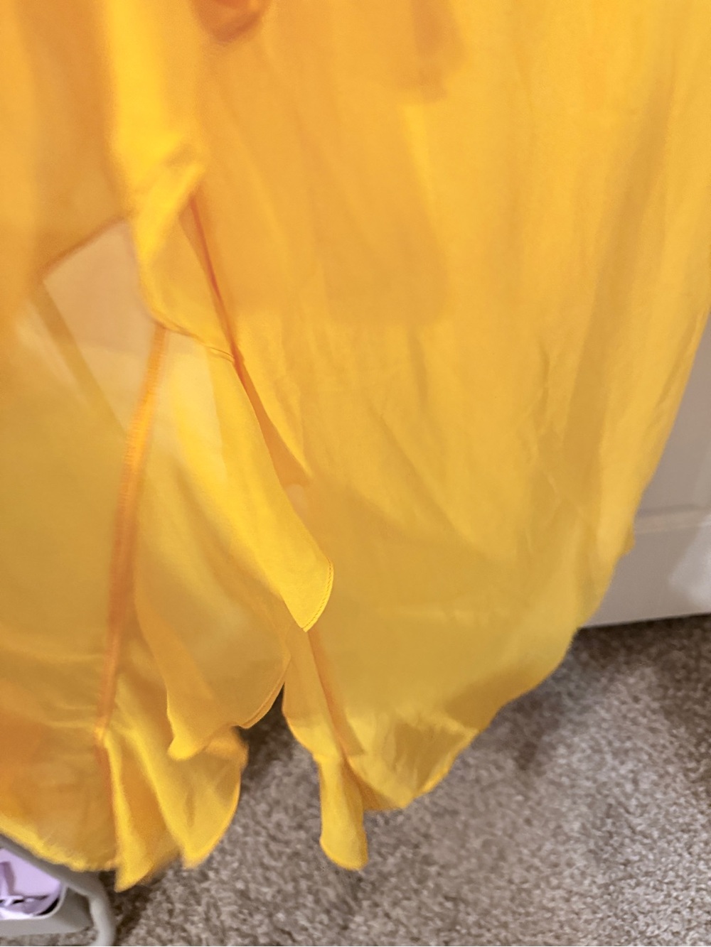 Sleeveless Ruffle Cutout Maxi Dress in Mustard “Carlita Ruffle Cutout
Maxi Dress - Picture 4 of 7